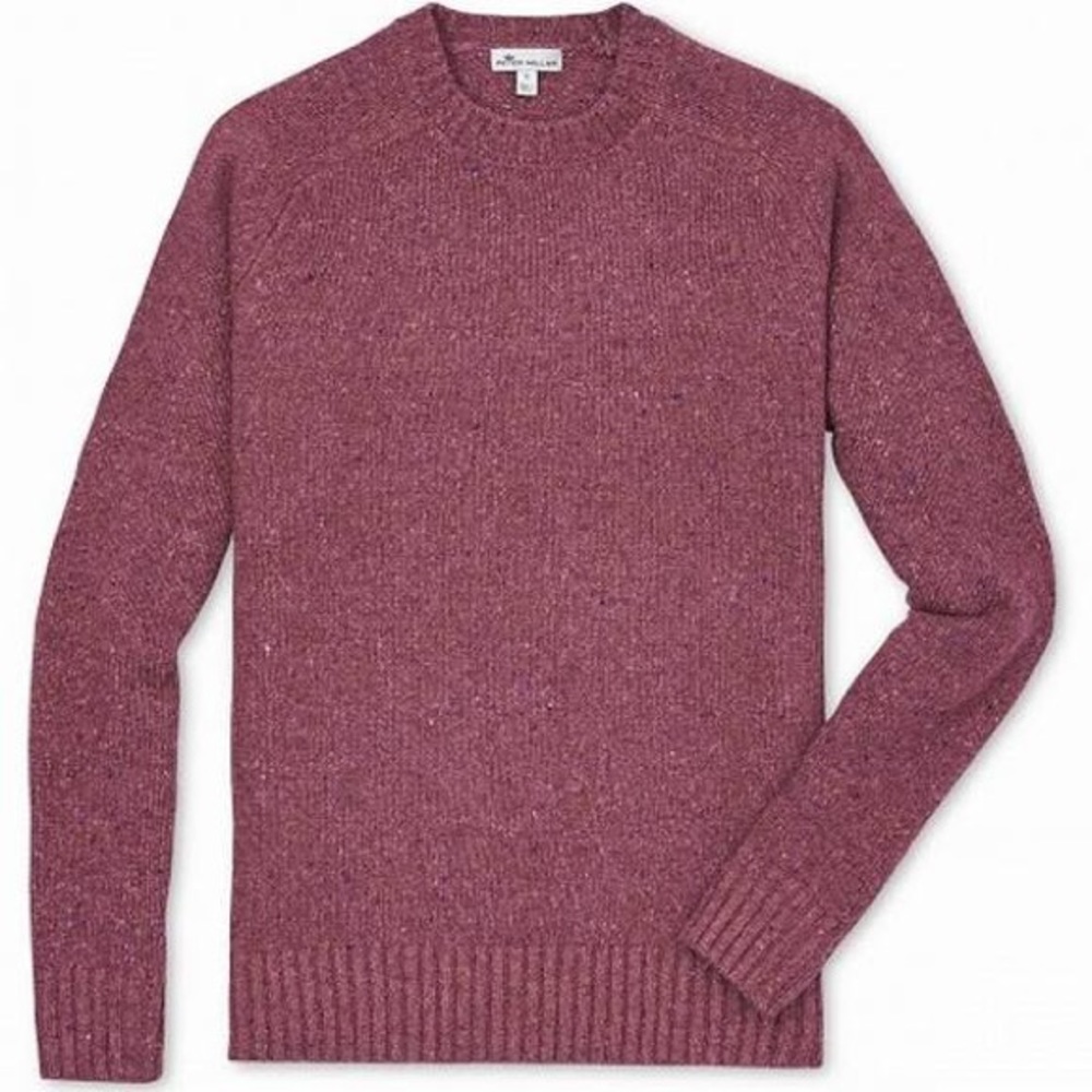 PETER MILLAR CROWN VINTAGE SADDLE SHOULDER CREW